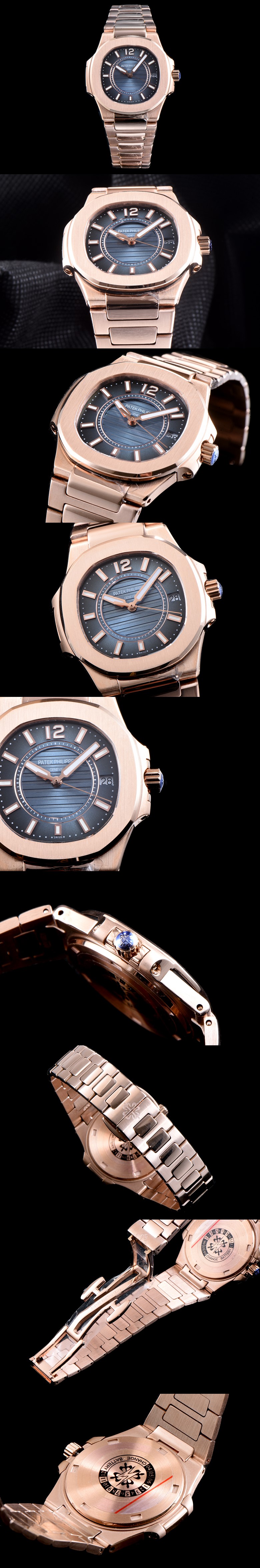 파텍필립 여성용 노틸러스-11 쿼츠 70111R-010